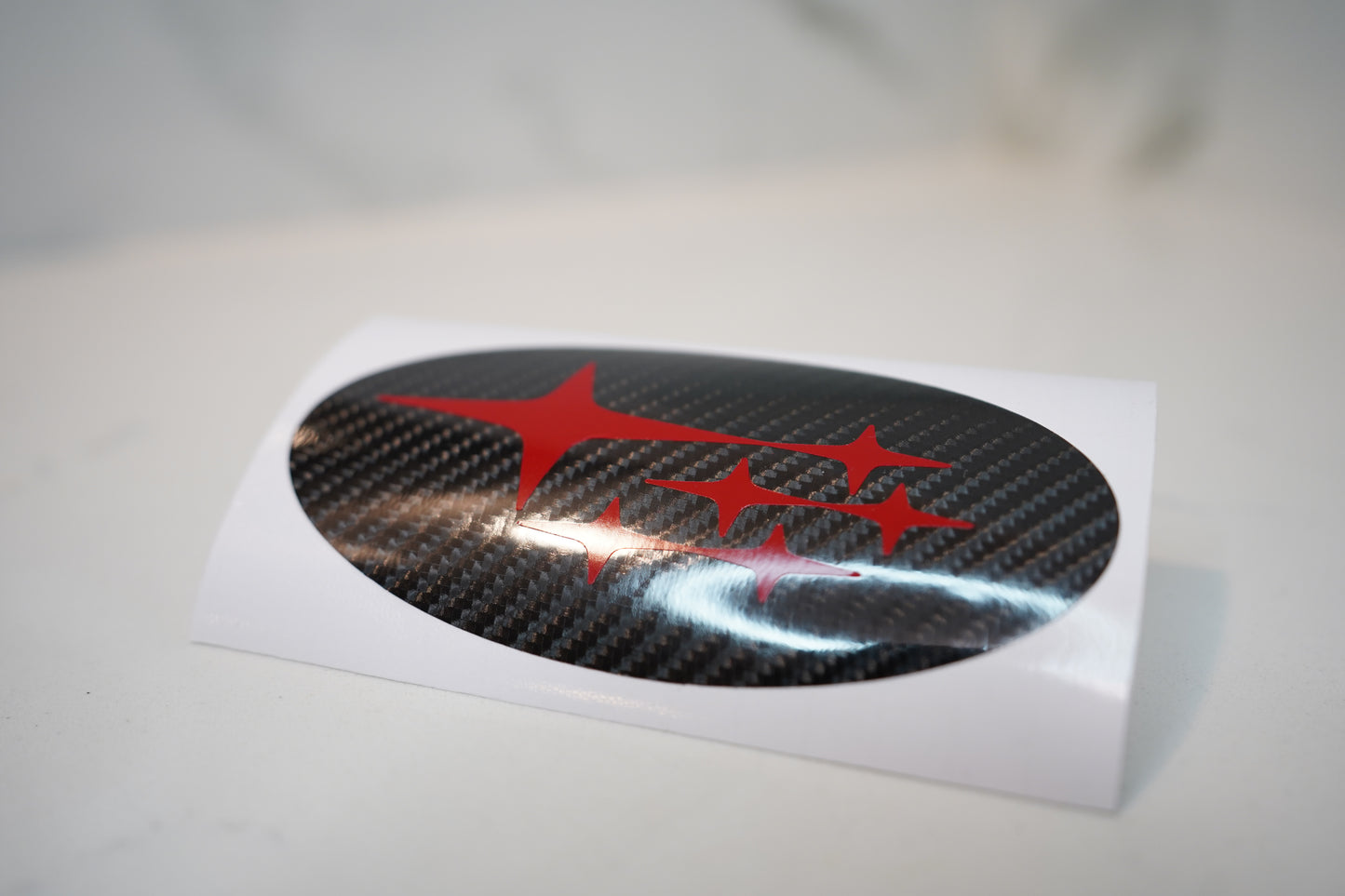 Sticker Emblem Overlay Grill Badge Inlay Vinyl Decal Graphic Covers Fits Subaru