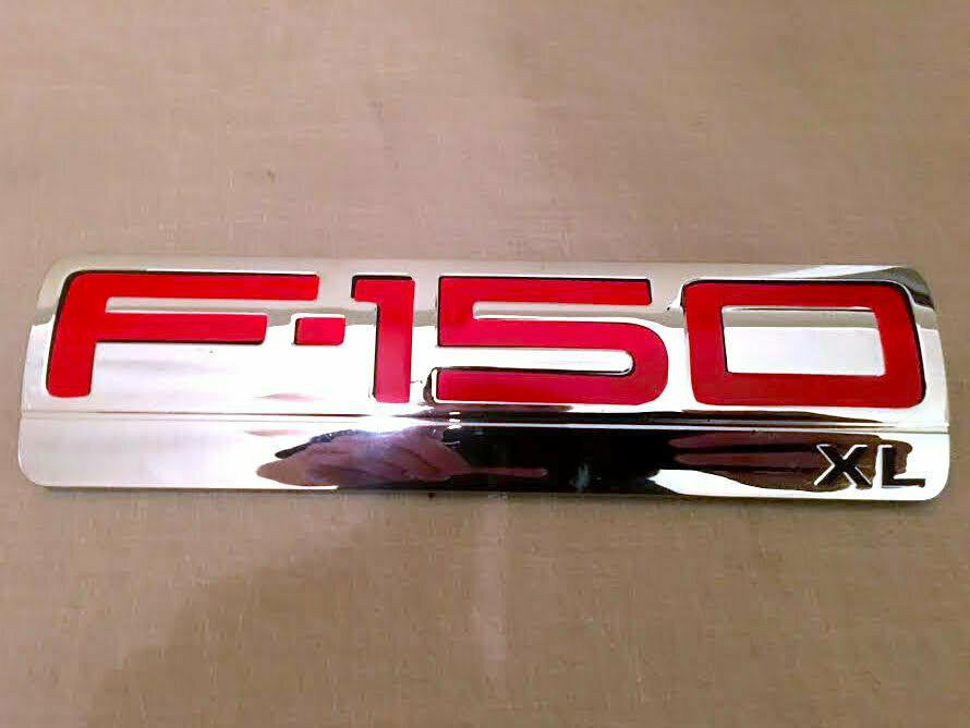 F150 Letters Side Fenders Emblem OVERLAY Badge Vinyl Precut Decal Sticker Inlay