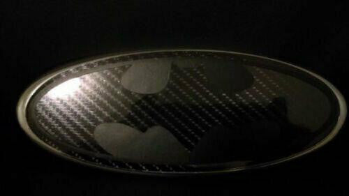 2015-2023 Ford F150 BATMAN Emblem Oval Overlay Carbon Fiber Badge BLACKOUT Vinyl Decal