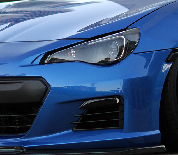 Subaru BRZ Smoked TINT Headlight Blackout Lens Precut Vinyl Decal PPF Overlay