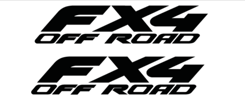 F150 Custom FX4 Style Bed Sides Vinyl Decal Sticker Graphics Wrap Pair truck