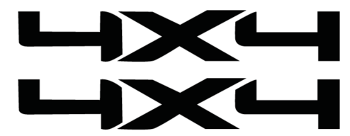F150 Custom 4x4 off road Bed Sides Vinyl Decal Sticker Graphics Wrap Pair truck