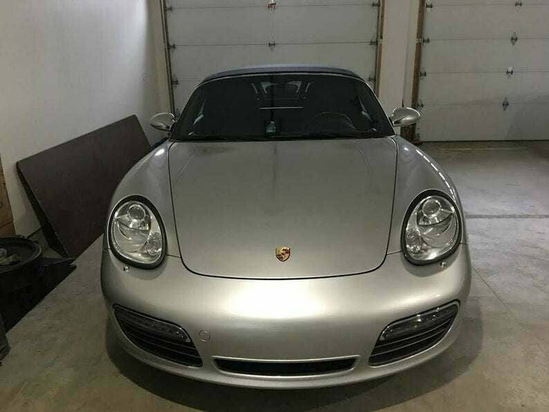 Porsche Cayman 987 Headlight BLACKOUT Precut Trim Rings Eyelids Vinyl Decals