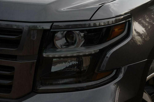 Chevy Tahoe Smoked TINT Headlight Blackout Lens Precut Vinyl Decal Overlay
