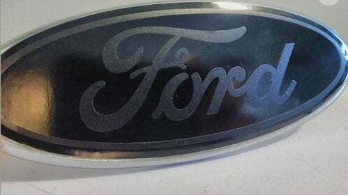 Ford Emblem Overlay Oval BLACKOUT Badge Vinyl Decal Sticker Any Year / Model !