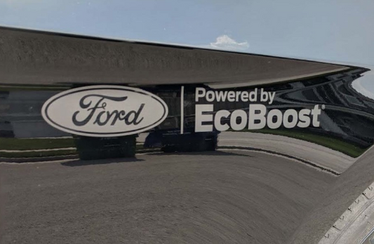 Ford Powered by Ecoboost Vinyl Decal Graphic Sticker Body Sides Custom Set of 2