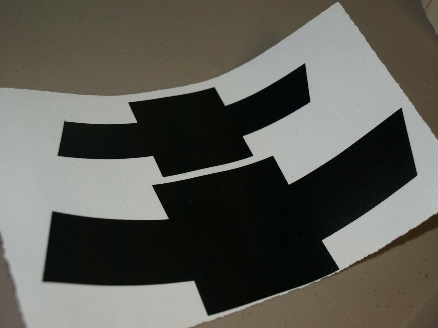 2010-2013 Chevy Camaro BOWTIE emblem badge BLACKOUT overlays Vinyl decals Black