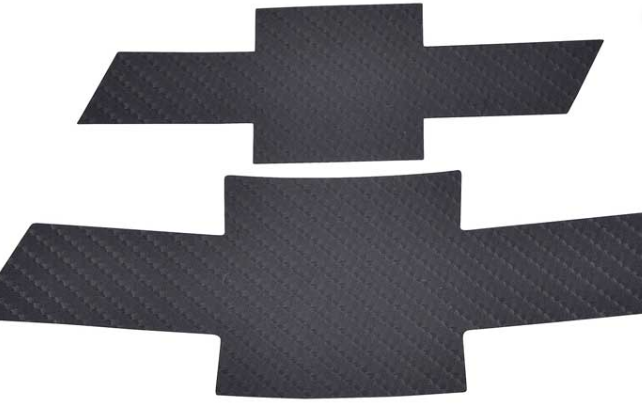 2010-2013 Chevy Camaro BOWTIE emblem badge BLACKOUT overlays Vinyl decals Black