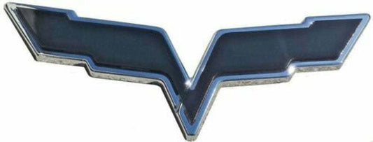 Corvette C6 FLAG Emblem Smoked Tint Badge Blackout Decal Overlay Sticker Insert
