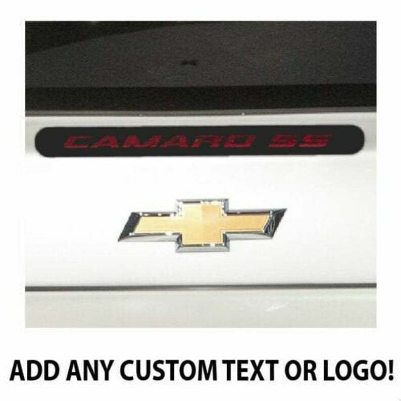 Chevy Camaro 3rd Third Third Brake Light Overlay CUSTOM Vinyl Decal Sticker
