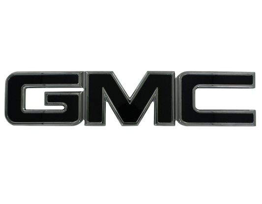 2014 - 2018 GMC Sierra 1500 GMC BLACKOUT Emblem Badge Overlay Vinyl Sheets Decal Sticker Wrap U-Cut Trim
