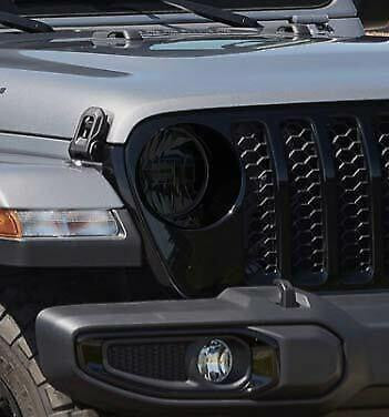 Jeep Wrangler Rubicon Smoked TINT Headlight Blackout Lens Precut Vinyl Decal