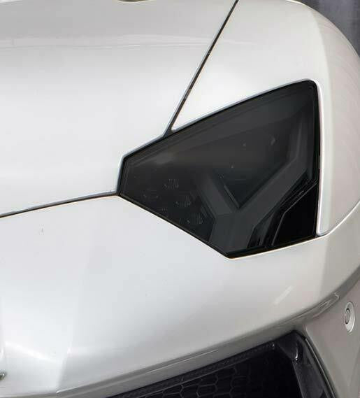 Lamborghini Aventador Smoked TINT Headlight Blackout Lens Pre Cut Decal Overlay